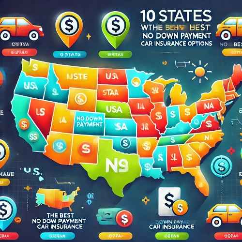 10 States With the Best No Down Payment Car Insurance Options