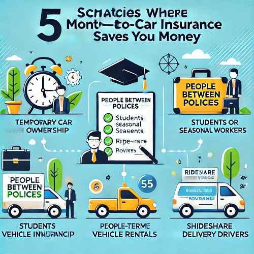 5 Scenarios Where Month-to-Month Car Insurance