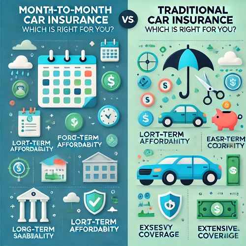 Month-to-Month vs. Traditional Car Insurance: Which Is Right for You?