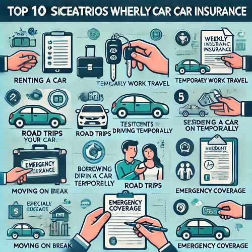 Top 10 Scenarios Where Weekly Car Insurance Is the Best Option